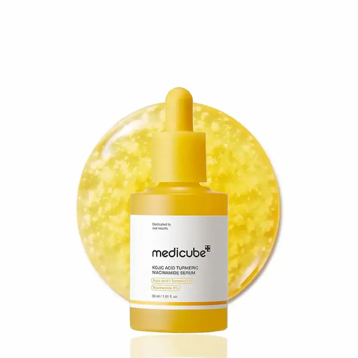 MEDICUBE Kojic Acid Turmeric Niacinamide Serum - 30ml | ميدي كيوب سيروم التفتيح بحمض الكوجيك والكركم ونياسيناميد - 30مل