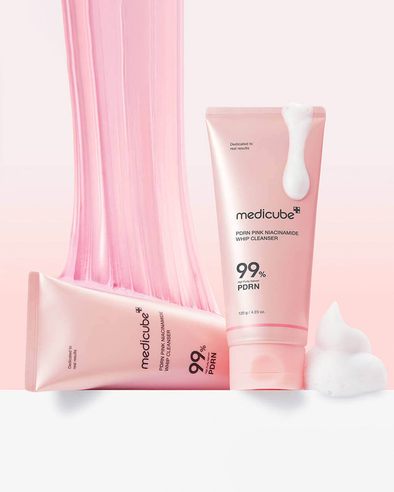 MEDICUBE PDRN PINK NIACINAMIDE WHIP CLEANSER - 120g | ميديكيوب غسول رغوي نياسيناميد وردي - 120غ #3