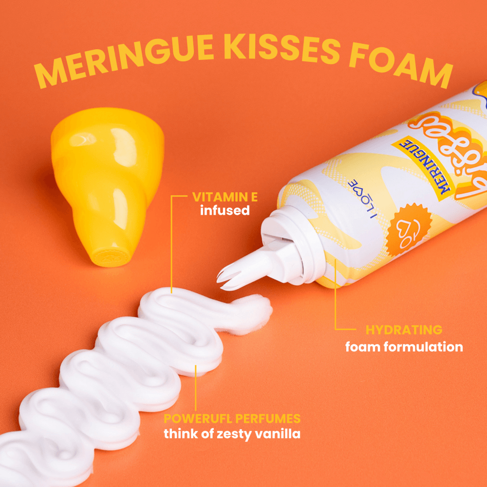 I Love - Meringue Kisses Whipped Shower Foam - 250ml | آي لوف موس استحمام ميرانغ كيسيس - 250مل #3