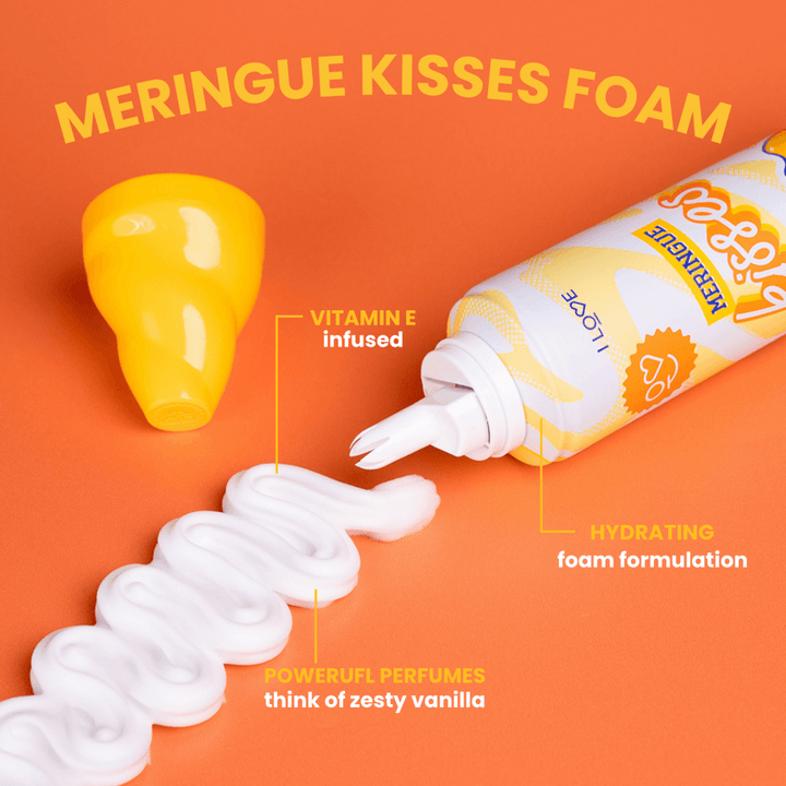 I Love - Meringue Kisses Whipped Shower Foam - 250ml | آي لوف موس استحمام ميرانغ كيسيس - 250مل #3