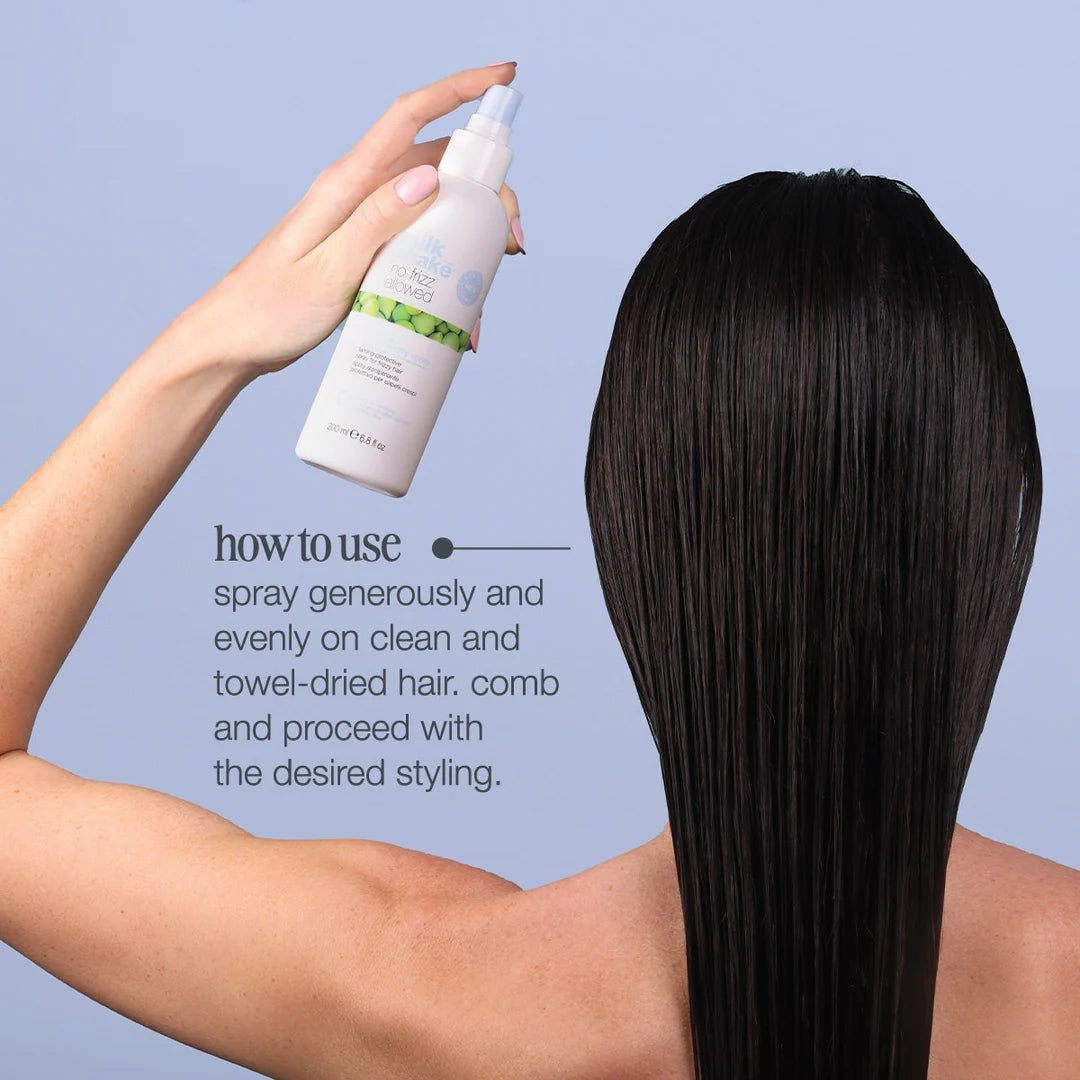 Milk Shake No Frizz Allowed Amazing Anti-Humidity Spray - 200ml | ميلك شيك بخاخ مضاد للرطوبة - 200مل