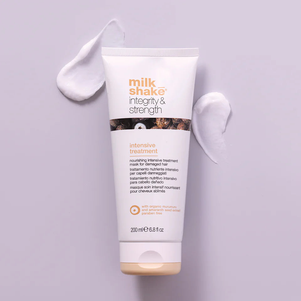 Milk Shake Integrity & Strength Intensive Treatment - 200ml | ميلك شيك علاج تكثيف وتقوية الشعر  - 200 مل