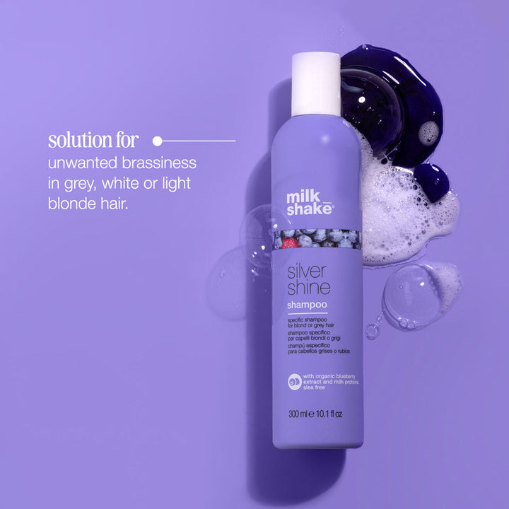 Milk shake Silver Shine Shampoo - 300ml | ميلك شيك شامبو سيلفر شاين - 300مل #3