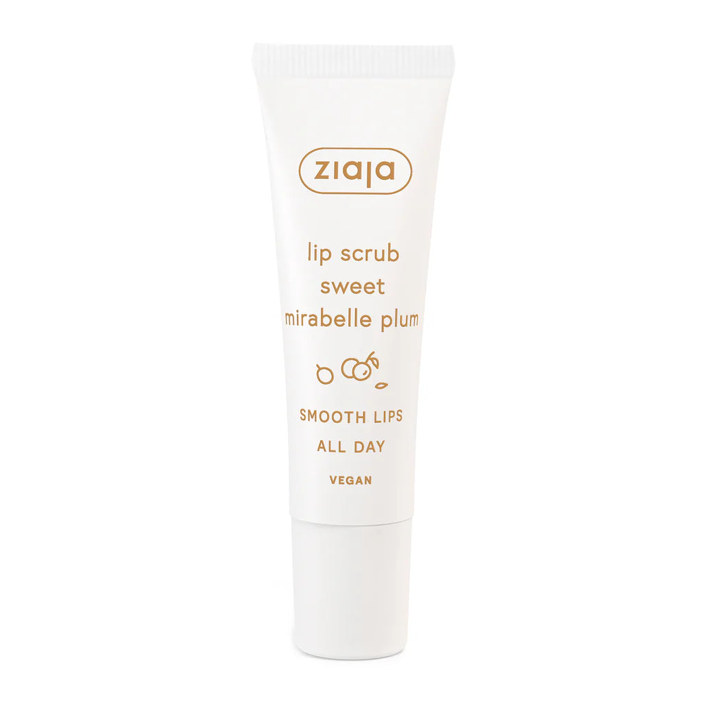 Ziaja Lip Scrub Sweet Mirabelle Plum - 12ml |جايا مقشر الشفاه بخلاصة البرقوق - 12 مل