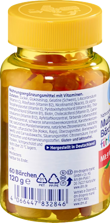 Mivolis Multivitamin-Bärchen für Kinder - 60 Barchen | ميفوليس غاميز فيتامينات للأطفال - 60 غاميز