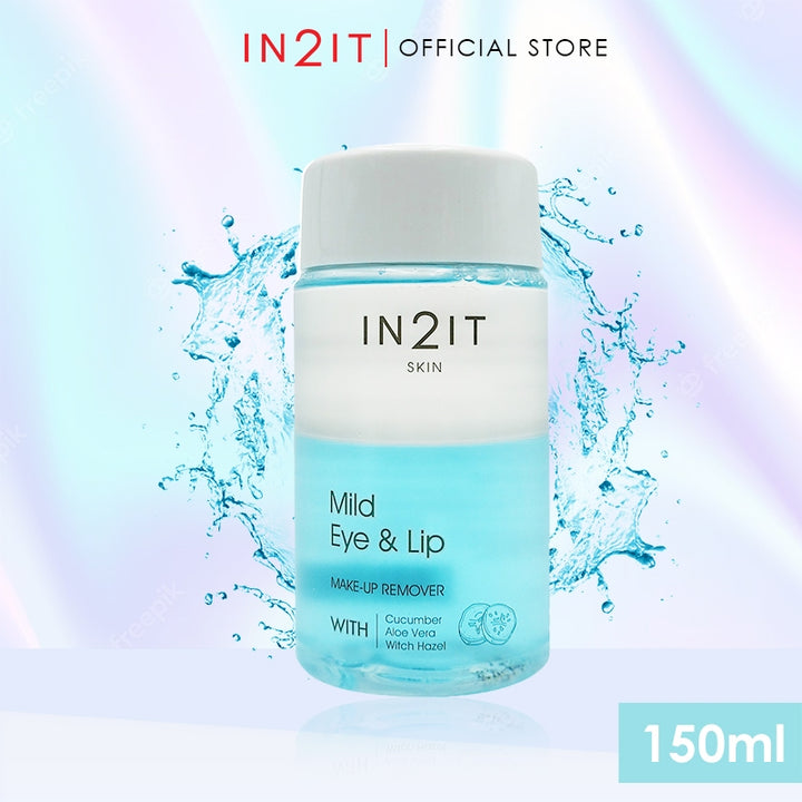 IN2IT Mild Eye & Lip Make-Up Remover MELR - 150ml | ان تو ات مزيل مكياج عيون وشفاه لطيف - 150مل