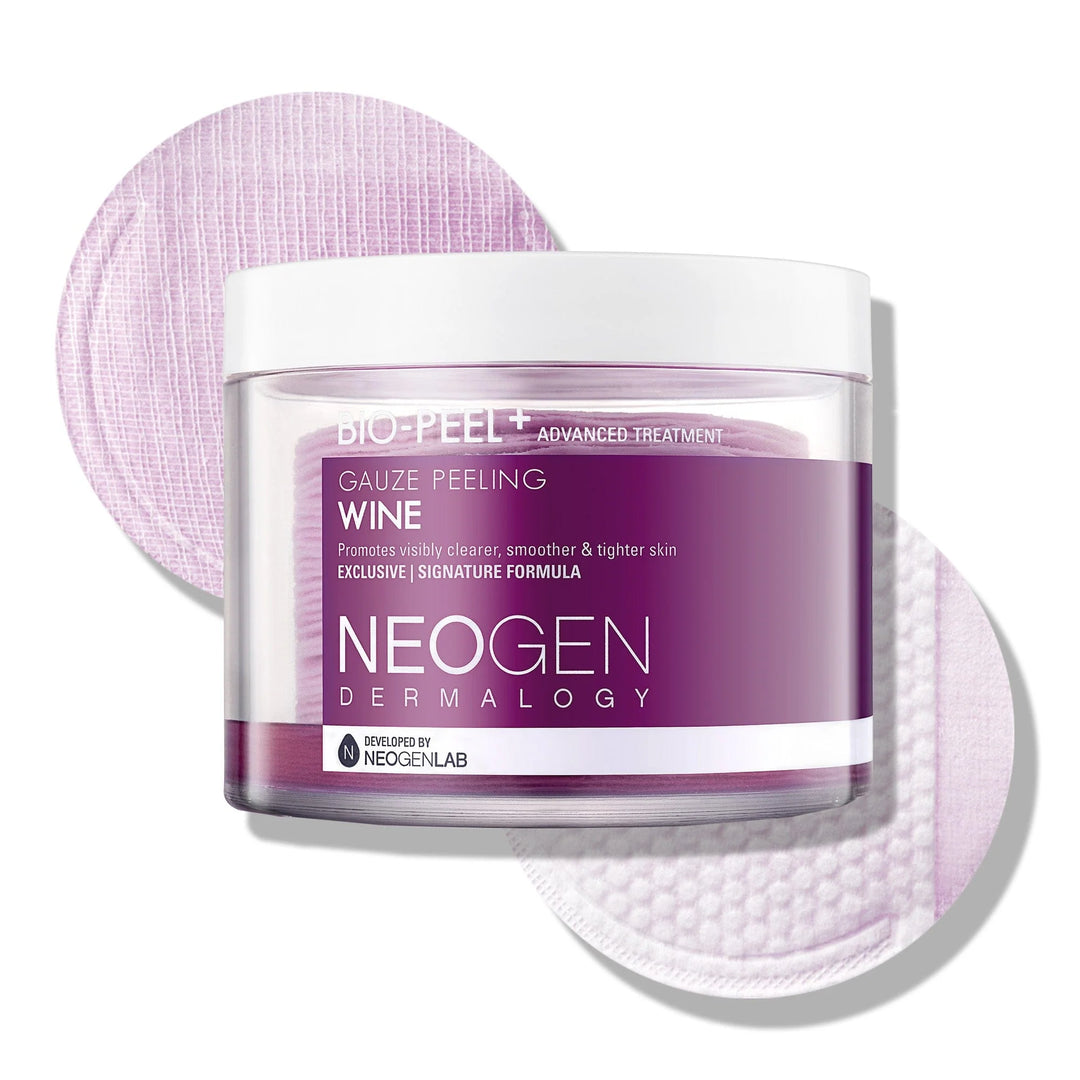 NEOGEN BIO PEEL GAUZE PEELING WINE - 30 pads | نيوجين وسادات التقشير - 30 وسادة