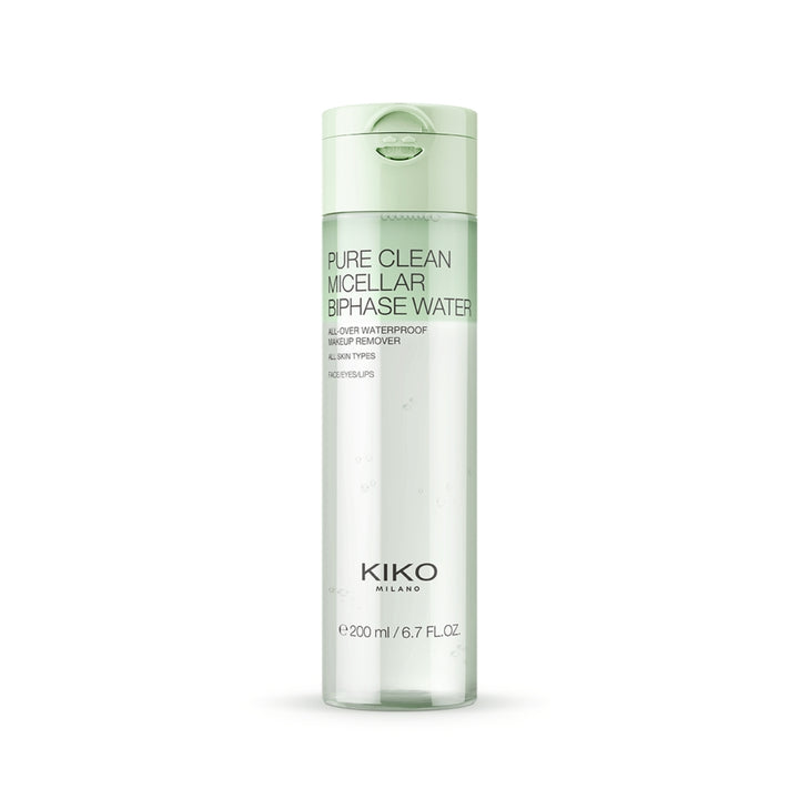 KIKO Pure Clean Micellar Biphase Water - 200ml | كيكو مزيل مكياج ميسيلار ثنائي الطور - 200 مل