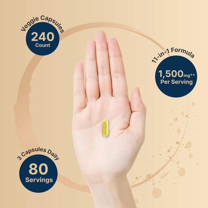 naturebell Nad + Resveratrol + Hyaluronic Acid - 240 Vegetarian Capsules | نيتشر بيل NAD+ مع الريسفيراترول وحمض الهيالورونيك - 240 كبسولة نباتية