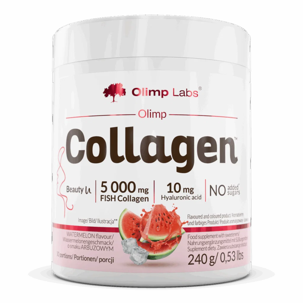 Olimp Labs Fish Collagen 5000mg Watermelon Flavor  -240g | أوليمب كولاجين بنكهة بطيخ 240 غ
