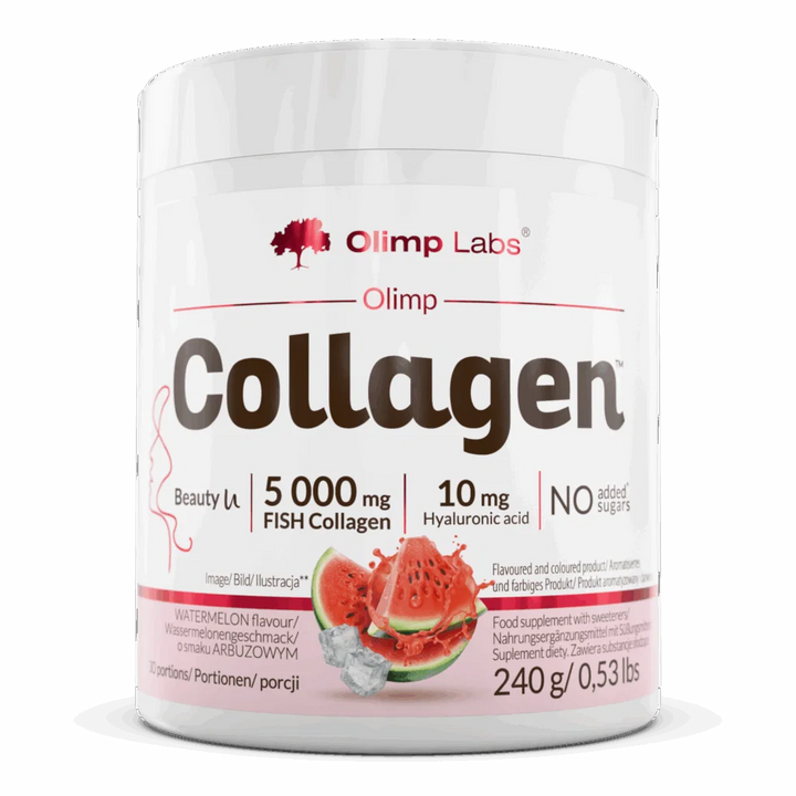 Olimp Labs Fish Collagen 5000mg Watermelon Flavor  -240g | أوليمب كولاجين بنكهة بطيخ 240 غ