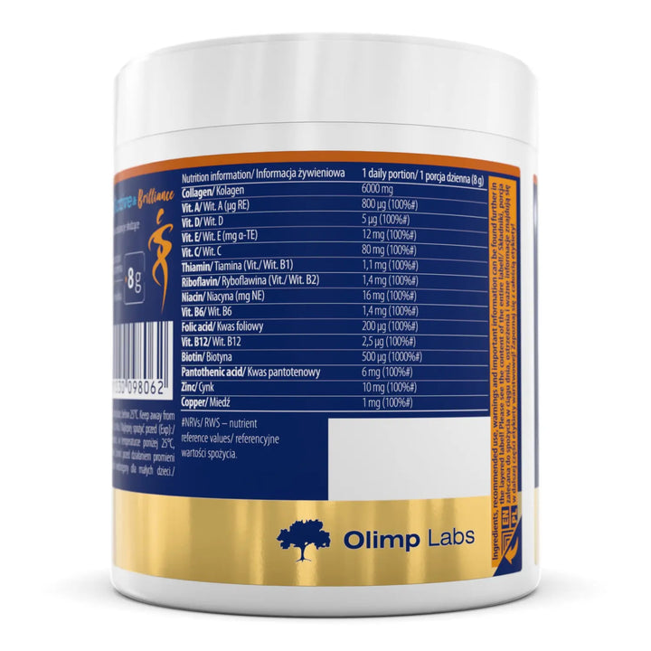OLIMP COLLAGEN 6000 + VITAMIN & MINERAL COMPLEX HAIR SKIN NAILS - 240g| اوليمب كولاجين 6000 + فيتامين و معادن - 240غ
