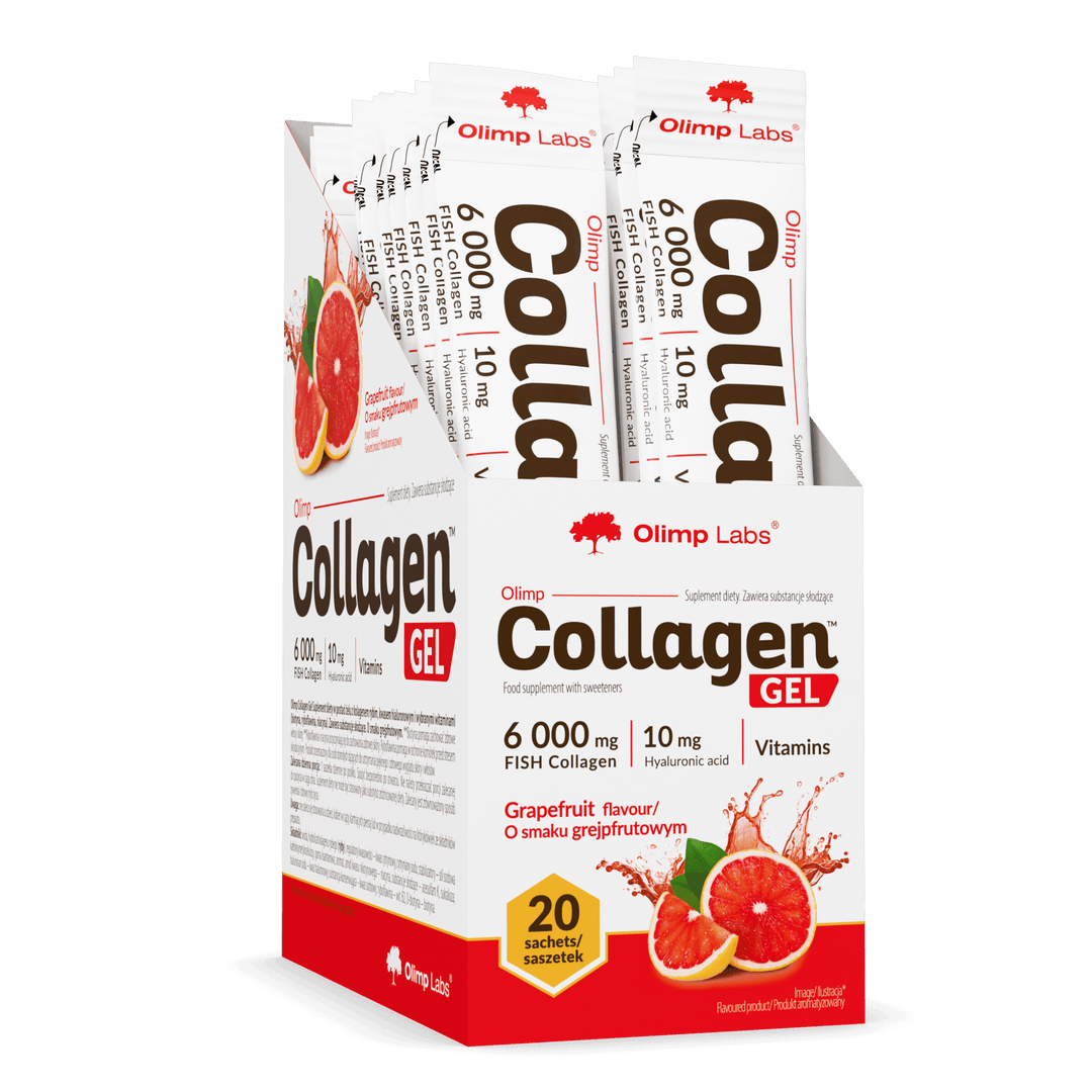 Olimp Fish Collagen 6000mg Gel - 20 Sachets |أوليمب جل كولاجين السمك 6000 – 20 كيس