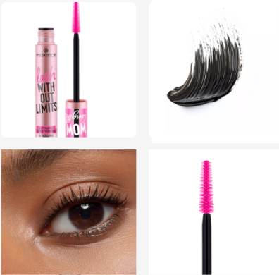 Essence Lash Without Limits Extreme Lengthening & Volume Mascara 01 - Ultra Black | ايسنس ماسكار لاش بلا حدود لتطويل وتكثيف الرموش 01 - أسود للغاية