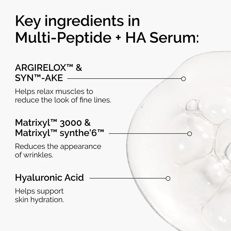 The Ordinary Age Support Set - 3-Step  Multi-Peptide + HA, Multi-Peptide Eye Serum, and Natural Moisturizing Factors + PhytoCeramides | ذا أورديناري مجموعة العناية بمقاومة علامات التقدم بالعمر 3 خطوات بالببتيدات والترطيب