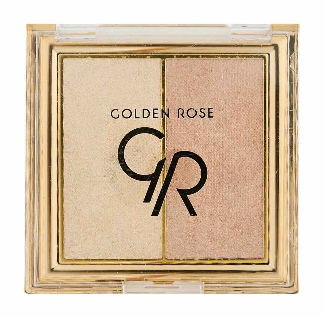 GOLDEN ROSE So Glow! Highlighter Duo - 2x3g | كولدن روز هايلايتر ثنائي اللون - 2x3 غرام
