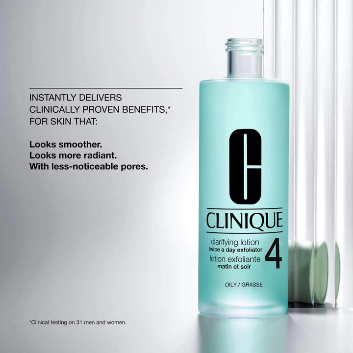 Clinique Clarifying Lotion - 200ml | كلينك لوشن 4 مقشر للبشرة الدهنية - 200 مل