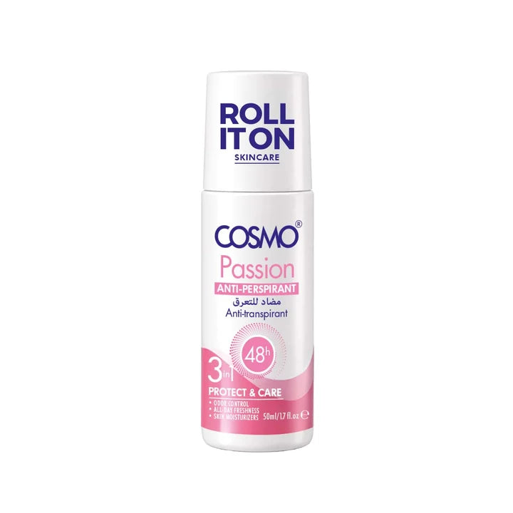 COSMO COSMETICS Anti-perspirant Roll It on 48h - 50ml | كوزمو كوزمتكس مزيل عرق رول أون مضاد للتعرق - 50مل
