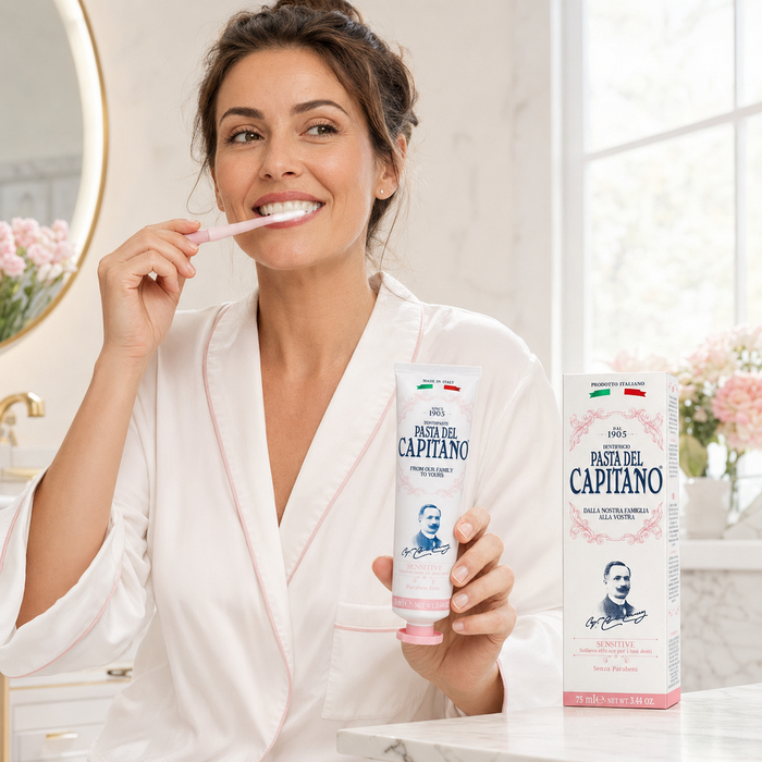 CAPITANO Sensitive Toothpaste - 75ml | كابيتانو معجون أسنان للأسنان الحساسة - 75 مل