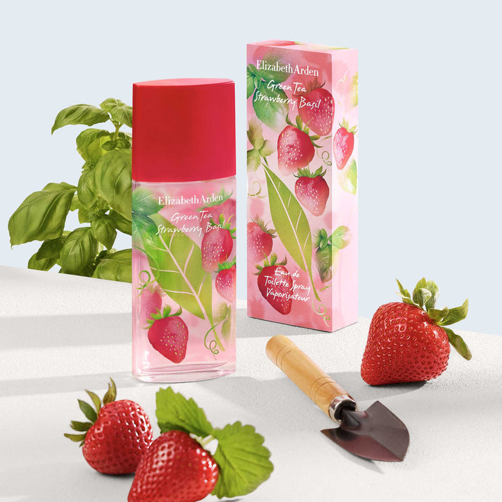 Elizabeth Arden Green Tea Strawberry Basil EDT - 100ml | اليزابيث آردن عطر شاي أخضر بالفراولة و الريحان - 100مل #2