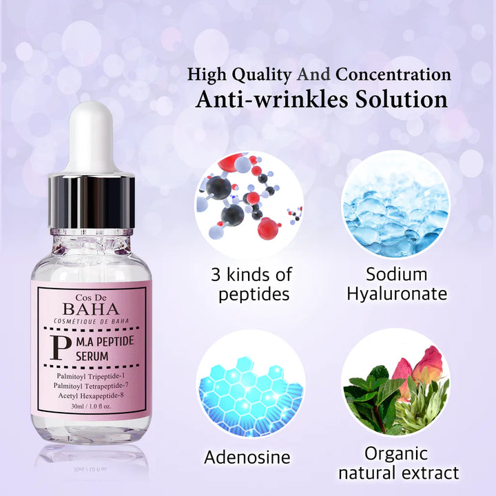 Cos de BAHA M.a Peptide Serum - 30ml | كوز دي باها سيروم الببتيدات- 30مل