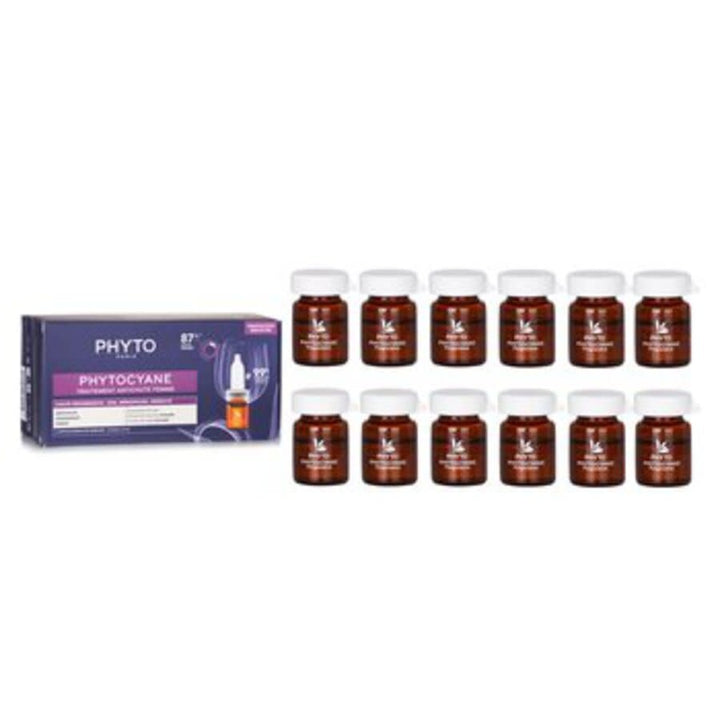 PHYTO Phytocyane Anti-Hair Loss Treatment for Women - 12 x 5 ml | فيتو أمبولات لمعالجة تساقط الشعر عند النساء - 12 * 5 مل