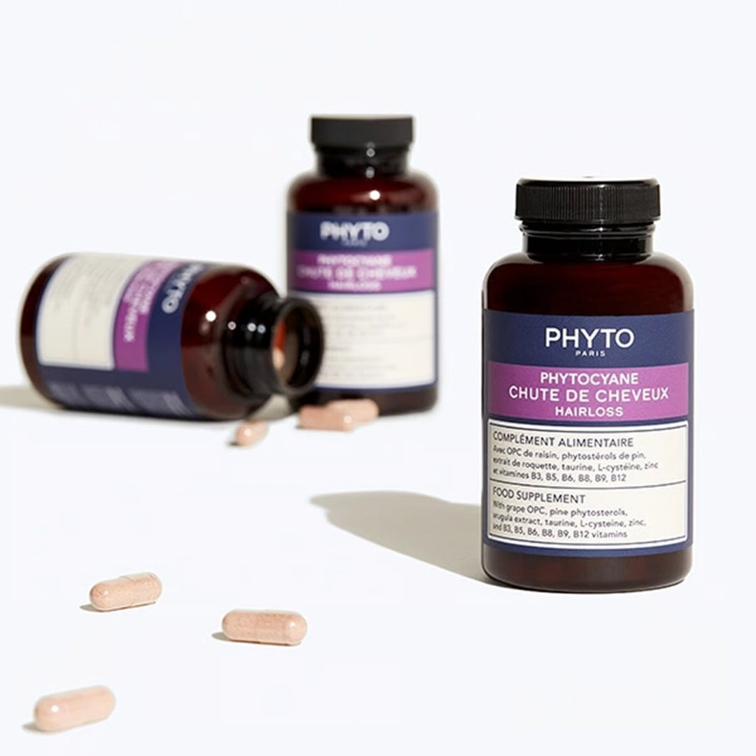 PHYTO Cyane Complement Alimentaire Anti-Hair Loss Food Supplement - 84 Capsules | مكمل غذائي فيتوسيان المضاد لتساقط الشعر – 84 كبسولة