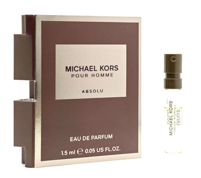 MICHAEL KORS Sample ABSOLU POِUR HOMME EDP -1,5ml | عينة عطر مايكل كورس أبسولو للرجال  - 1,5 مل
