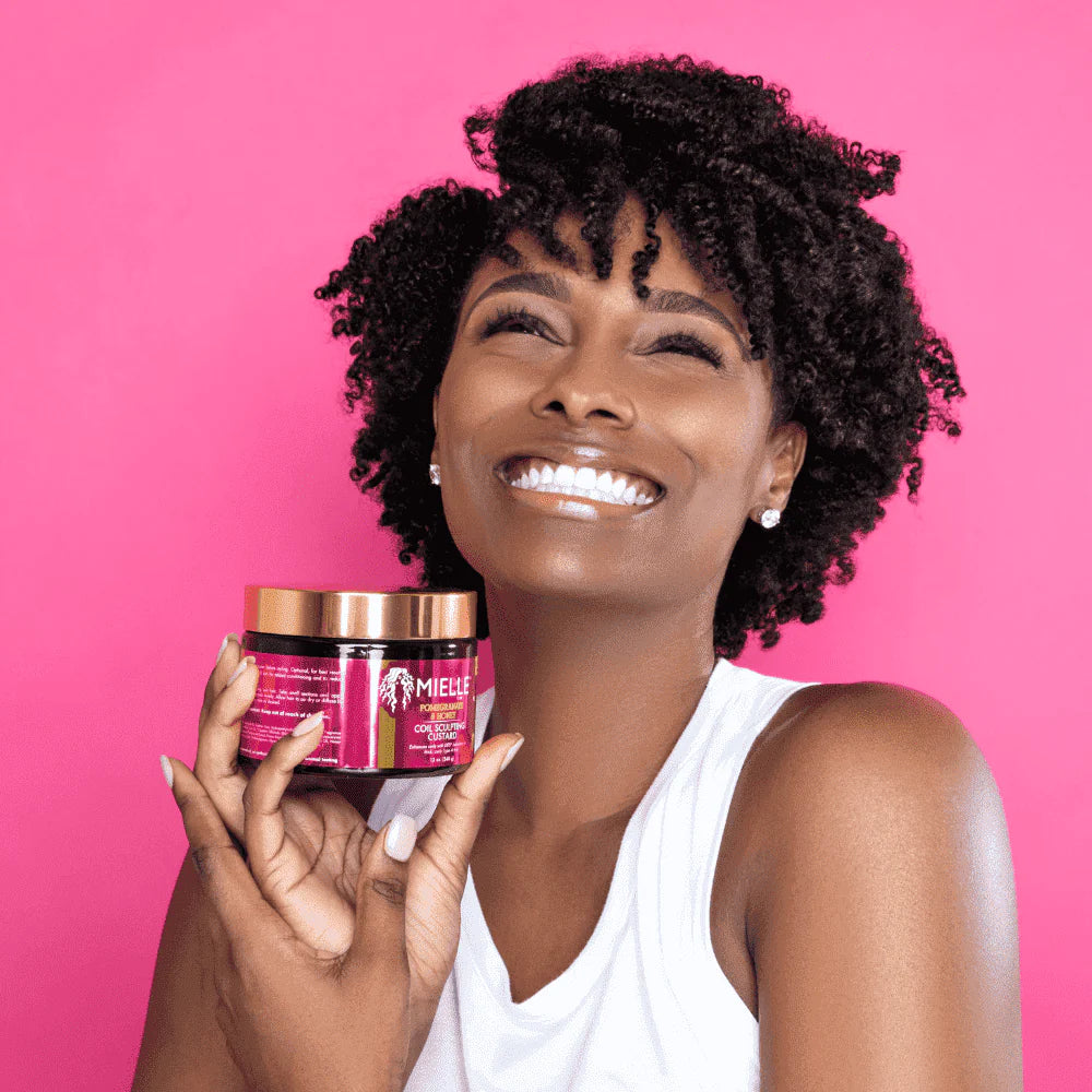 MIELLE Pomegranate & Honey Coil Sculping Custard - 340g | ميلي كسترد تشكيل التجعيدات بالعسل و الرمان - 340 غرام
