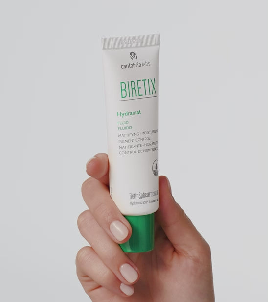 Cantabria Labs Biretix Hydramat Fluid Mattifying Moisturizing Pigment Control - 50ml | كانتابريا لابز مرطب للوجه سائل بيريتكس - 50 مل