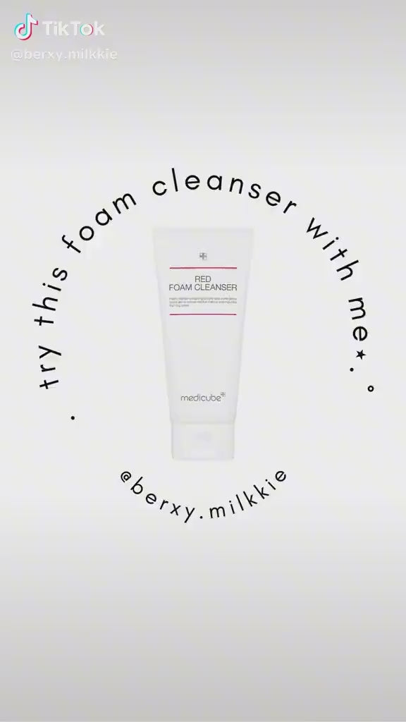 Medicube RED FOAM CLEANSER 2020 - 120ML | ميدي كيوب غسول رغوي للوجه - ١٢٠ مل