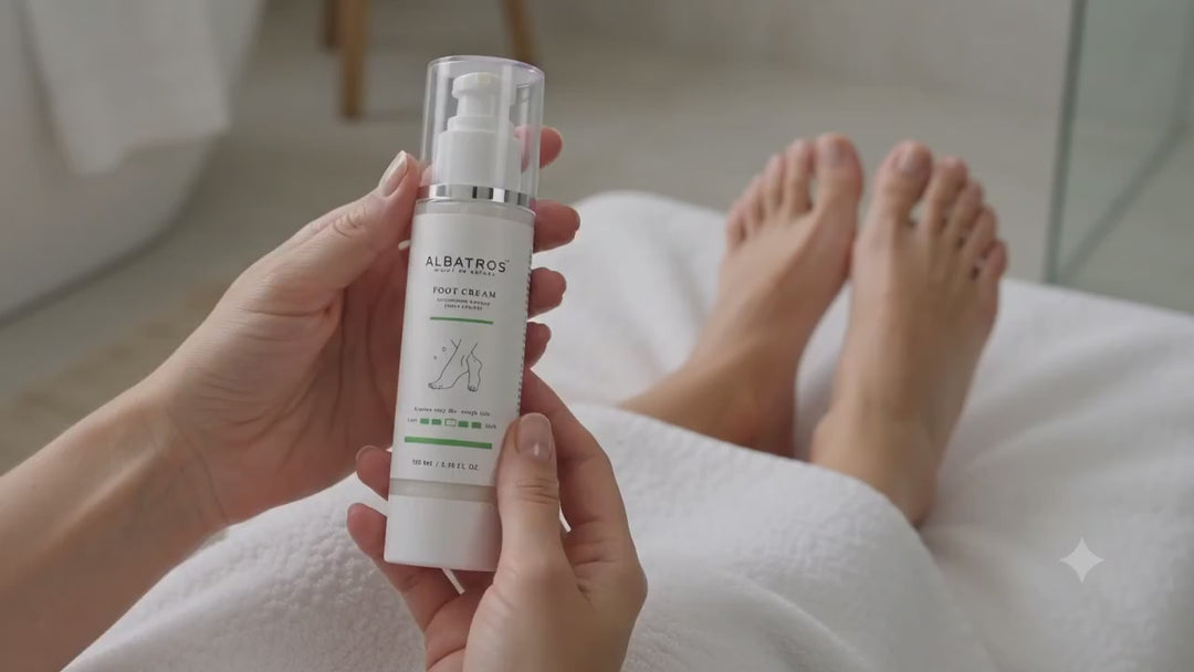 AL BATROS Foot Cream Repairs Very Rough Skin - 100ml | الباتروس كريم مرمم ومرطب للقدمين - 100مل