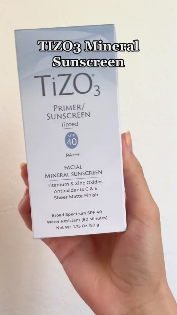 Tizo Facial Mineral Sunscreen Tinted SPF 40  - 50g | تايزو واقي شمسي مع لون بعامل حماية من الشمس SPF 40 - 50 غ