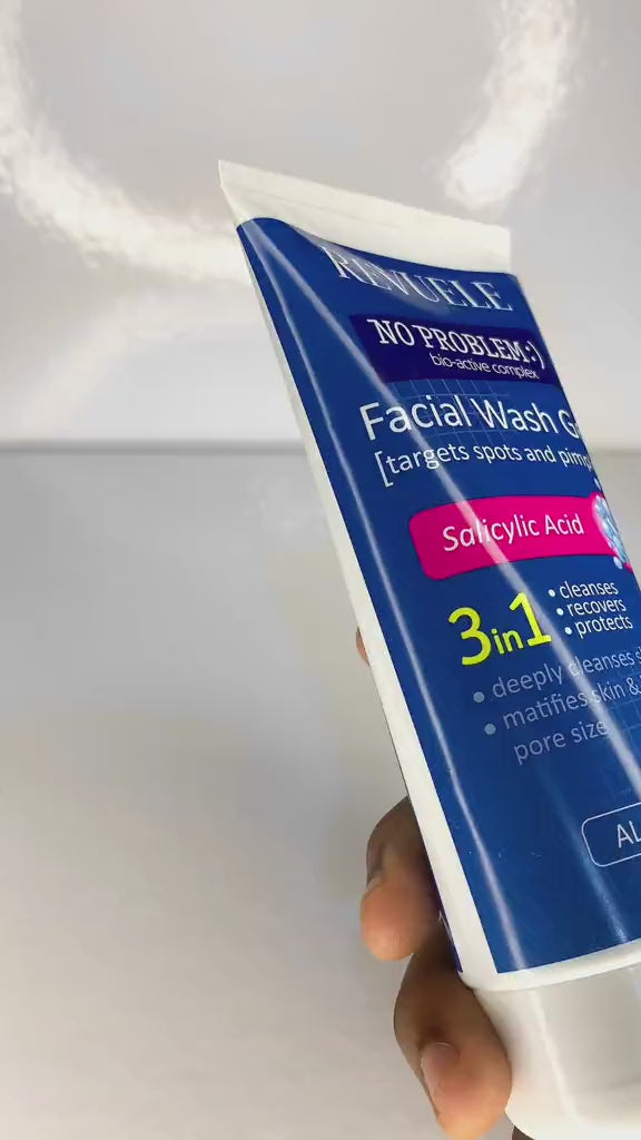 Revuele No Problem Salicylic Acid Cleansing Gel 3 in 1 - 200ml | ريفويل غسول ساليسليك اسيد ٣ في ١ - 200 مل
