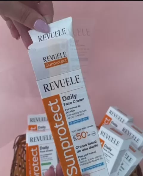 Revuele Sunprotect Moisture Boost Face Cream SPF 50+ - 50ml | ريفويل واقي شمس للبشرة الجافة - 50 مل