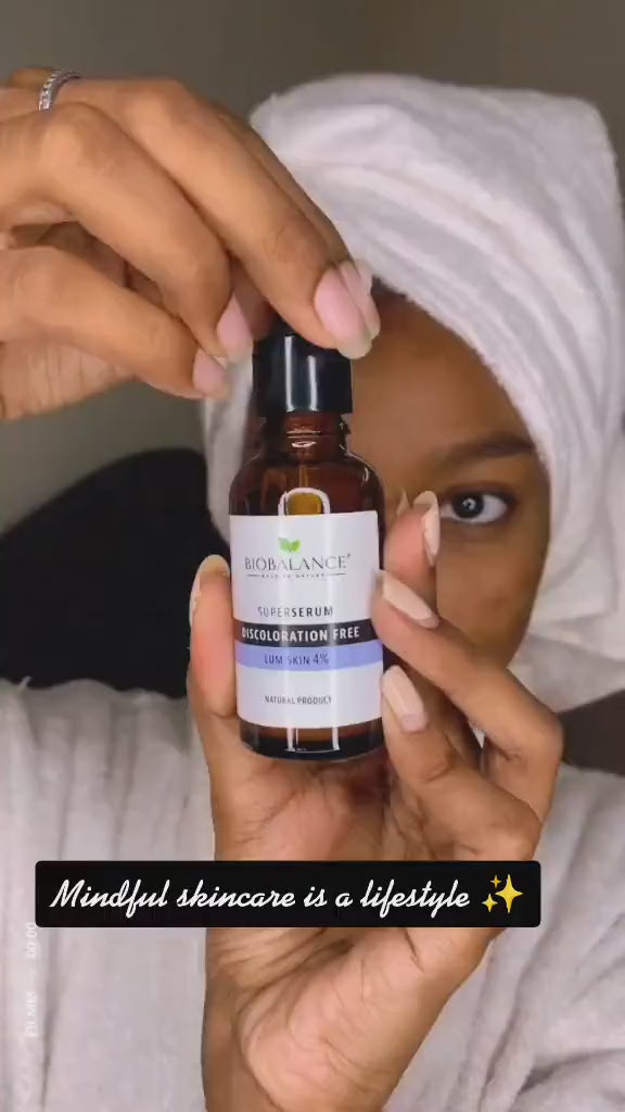 Bio Balance Discoloration Free Lumiskin 4% Super Serum - 30 ml |بايو بالانس سيروم لومسكين معالج للتصبغ والكلف  - 30 مل