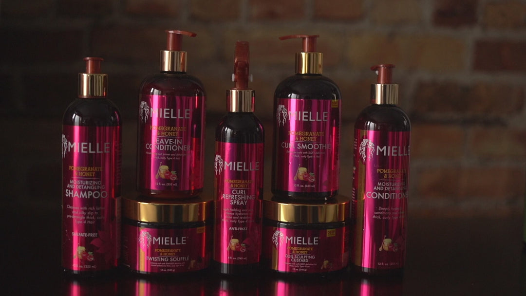 Mielle Pomegranate & Honey Moisturizing And Detangling Conditioner - 355ml | بلسم مرطب وفك تشابك الشعر بالرمان والعسل - 355 مل