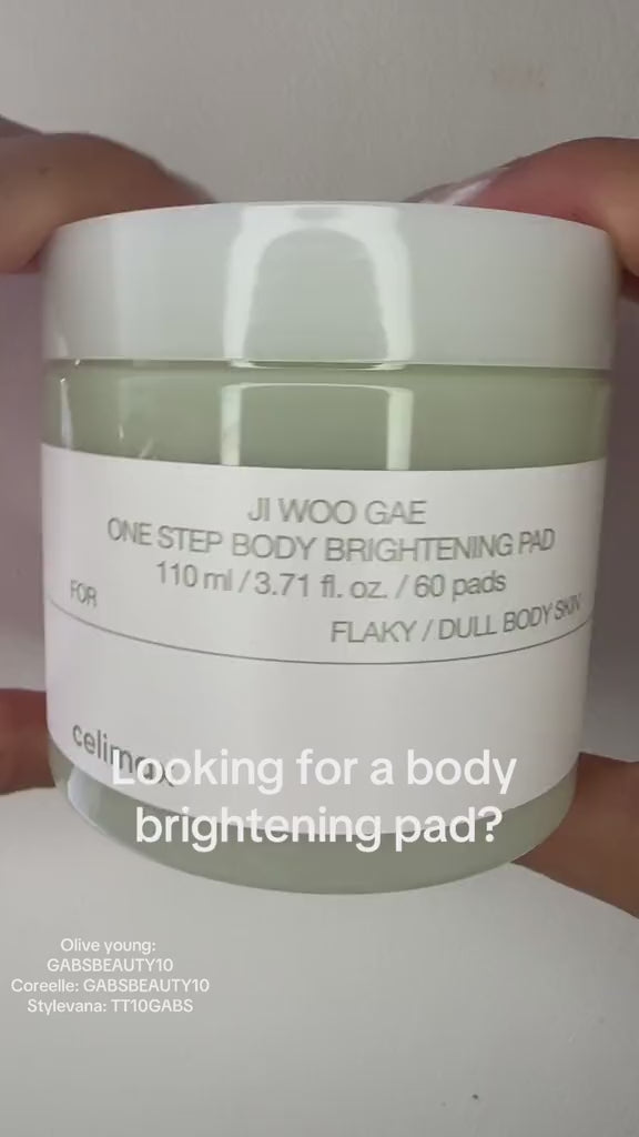 celimax Ji.Woo.Gae One Step Body Brightening Pad - 60pads | سيليماكس شرائح قطنية تفتيح الجسم - 60 قطعة