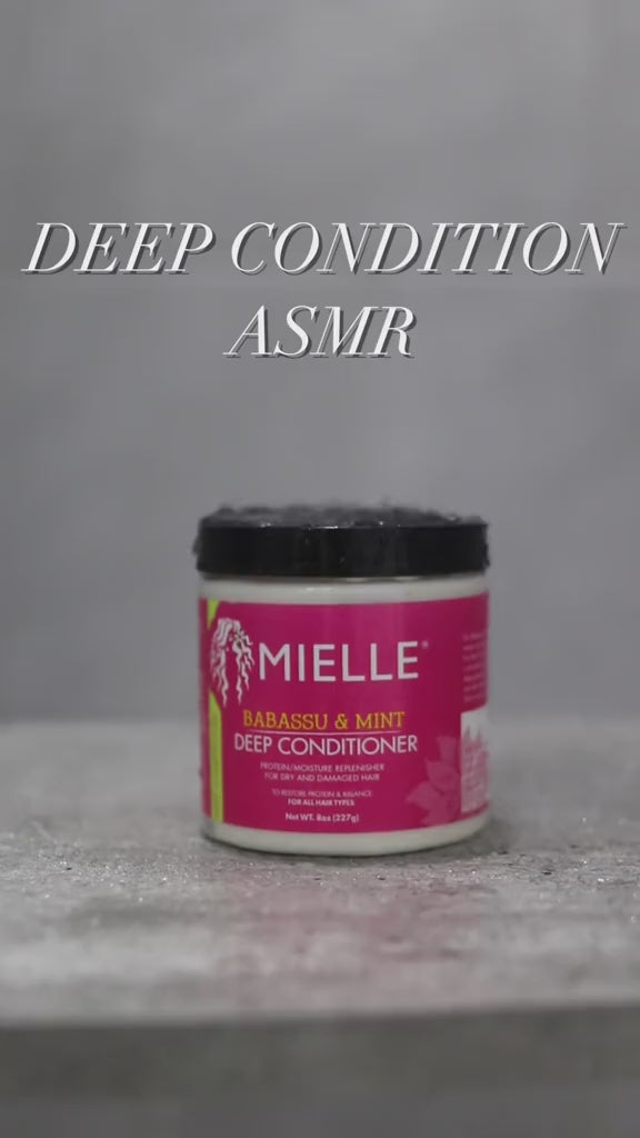 MIELLE Organics Babassu Oil Mint Deep Conditioner - 227g | ميلي بلسم عميق بزيت الباباسو و النعنع - 227 غرام