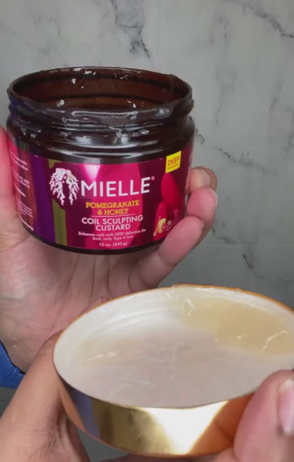MIELLE Pomegranate & Honey Coil Sculping Custard - 340g | ميلي كسترد تشكيل التجعيدات بالعسل و الرمان - 340 غرام