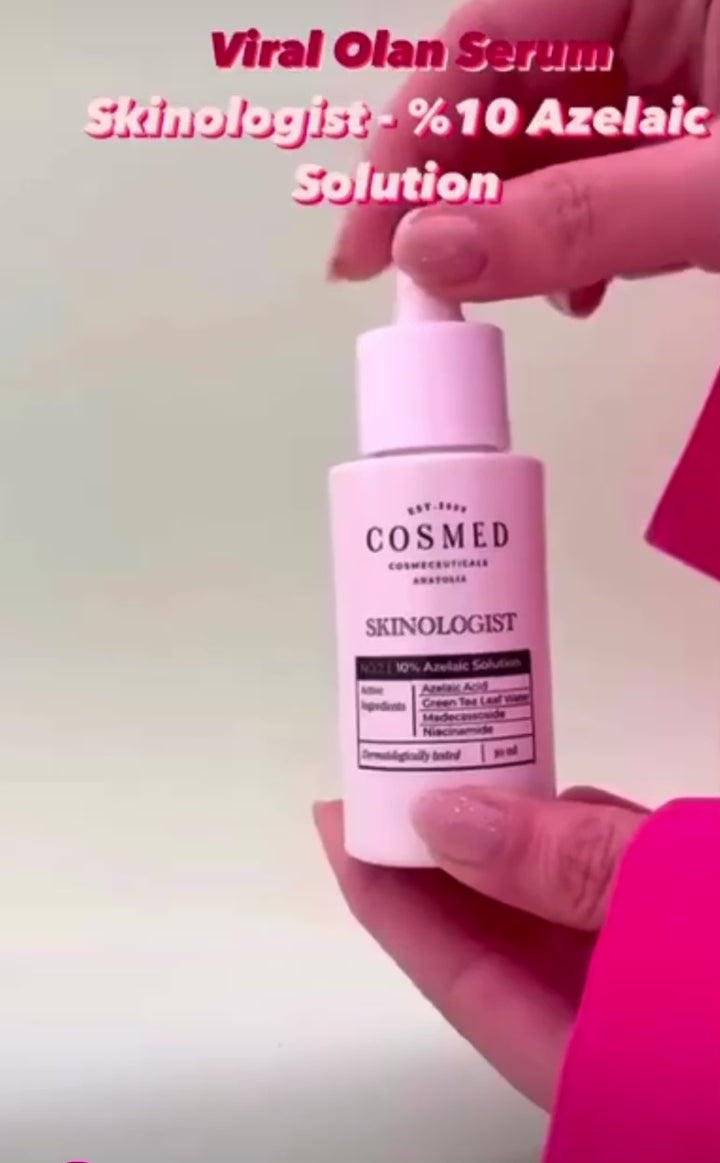 Cosmed Skinologist %10 Azelaic Solution - 30ml  | كوزميد سيروم ازليك اسيد 10% - 30 مل