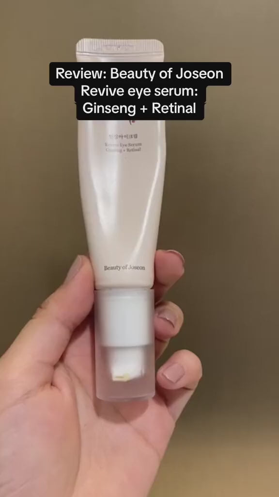 Beauty of Joseon Revive Eye Serum Ginseng & Retinal - 30ml |  بيوتي اوف جيسون سيروم العين بالجينسنغ والريتينال- 30 مل