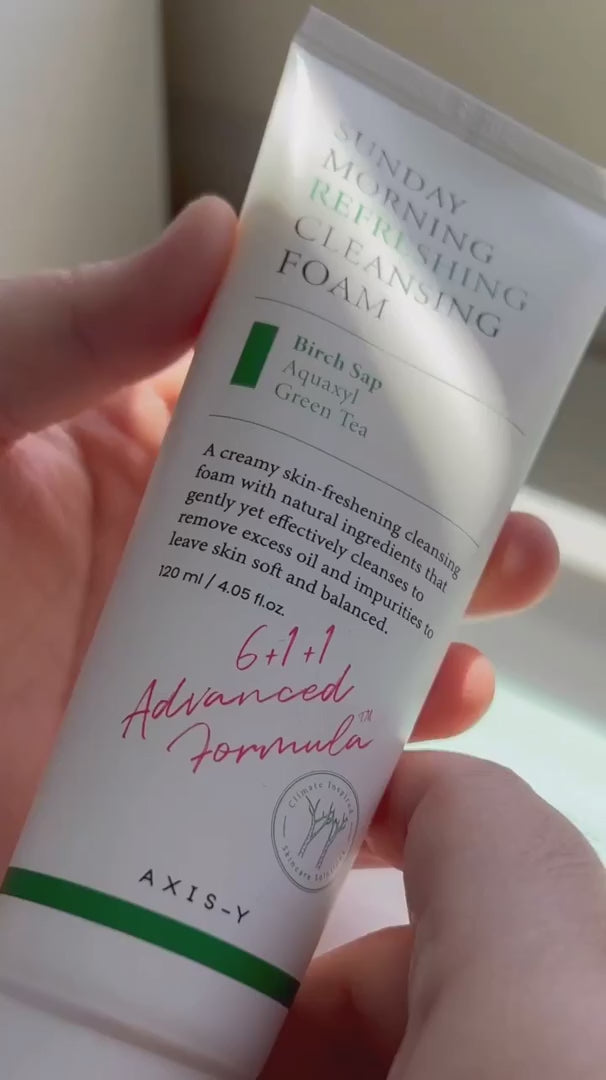 AXIS-Y Sunday Morning Refreshing Cleansing Foam - 120ml | اكسس-واي غسول رغوي منعش للبشرة - 120 مل