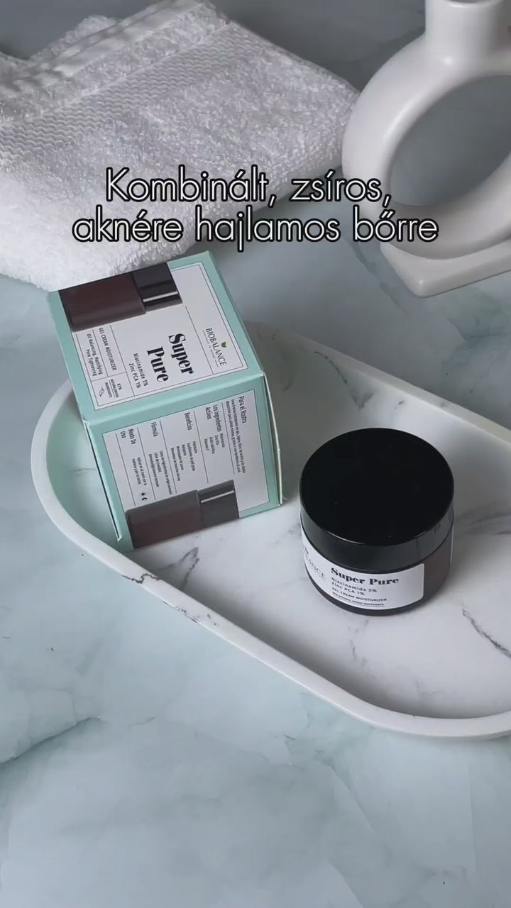 Bio Balance Super Pure Purifying Cream-Gel With Niacinamide 5% + Zinc Pca 1% For Oily Or Mixed Skin - 50ml | بايو بالانس كريم للبشرة الدهنية و المختلطة نياسيناميد ٥٪ + زنك ١٪ - 50 مل