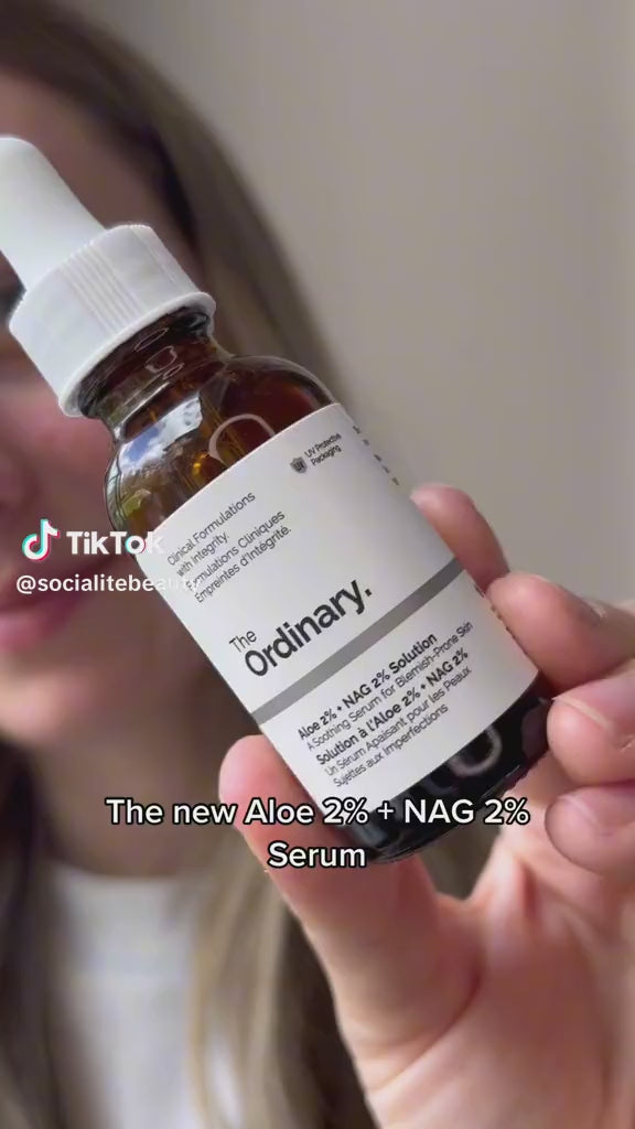 The Ordinary Aloe 2% + NAG 2% Solution - 30ml | ذا اورديناري سيروم بالاوليفيرا - 30 مل