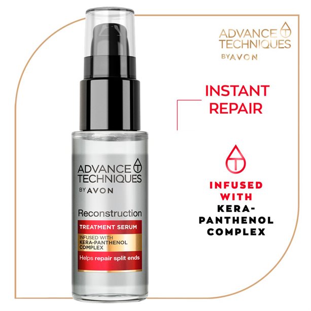AVON Advance Techniques Reconstruction Treatment Serum - 30ml |أفون سيروم إعادة ترميم الشعر - 30 مل