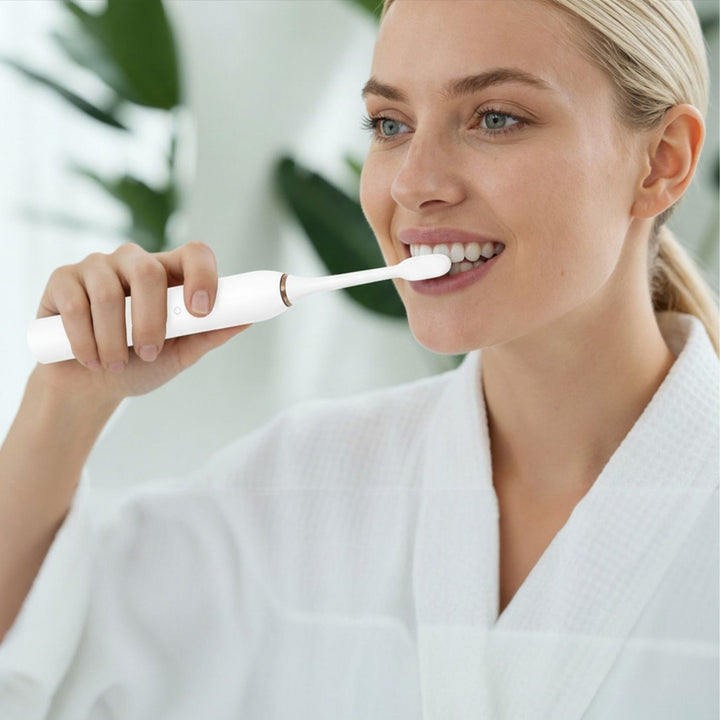 Porodo Blue Electric Toothbrush - White | بورودو بلو فرشاة أسنان كهربائية