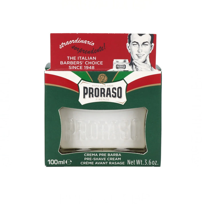 PRORASO Pre Shave Cream Refreshing - 100ml | بروراسو كريم ما قبل الحلاقة - 100مل
