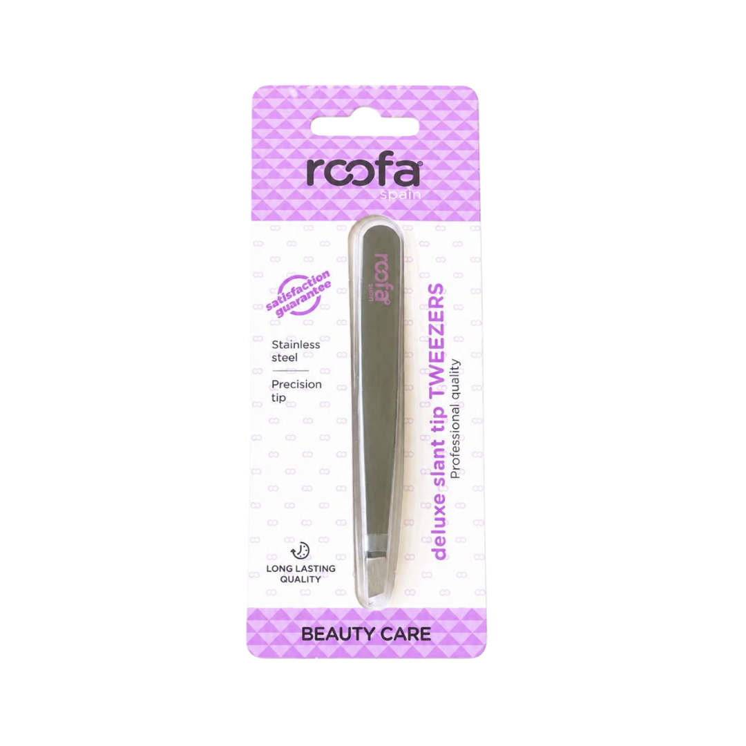 roofa Deluxe Slant Tip Tweezers | روفا ملقط احترافي