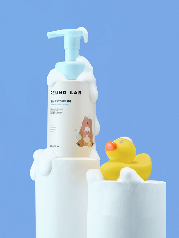 ROUND LAB BABY MILD TOP TO TOE WASH - 300ml | راوند لاب غسول يدوي فوم - 300مل #3